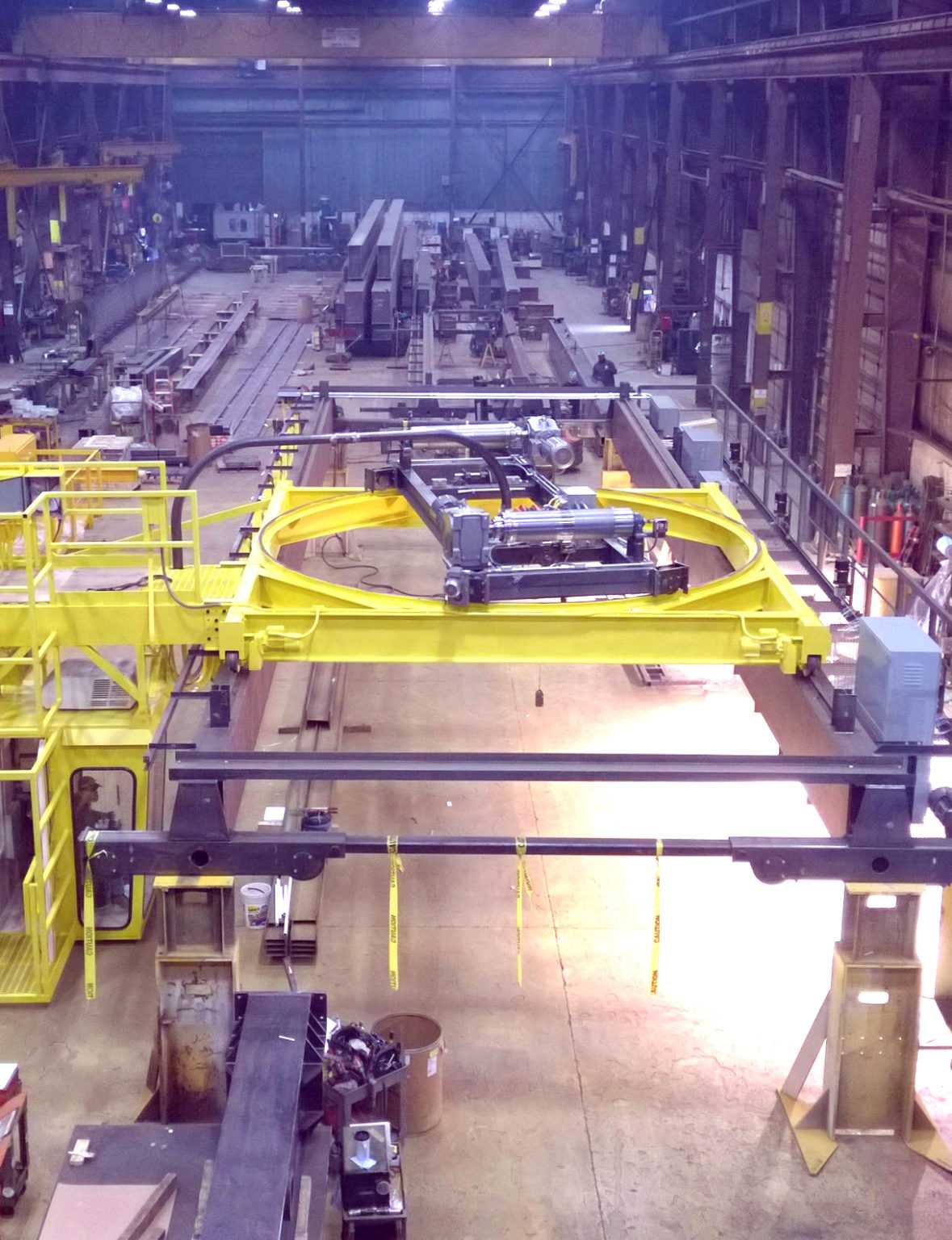 Industrial crane equipment in Milwaukee, Wisconsin