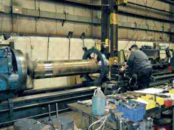 grooving a 60 ton hoist drum 1901