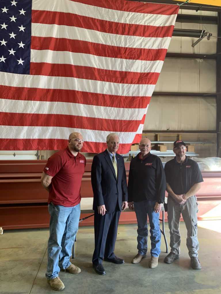 Ron Johnson visits Superior Crane Corp