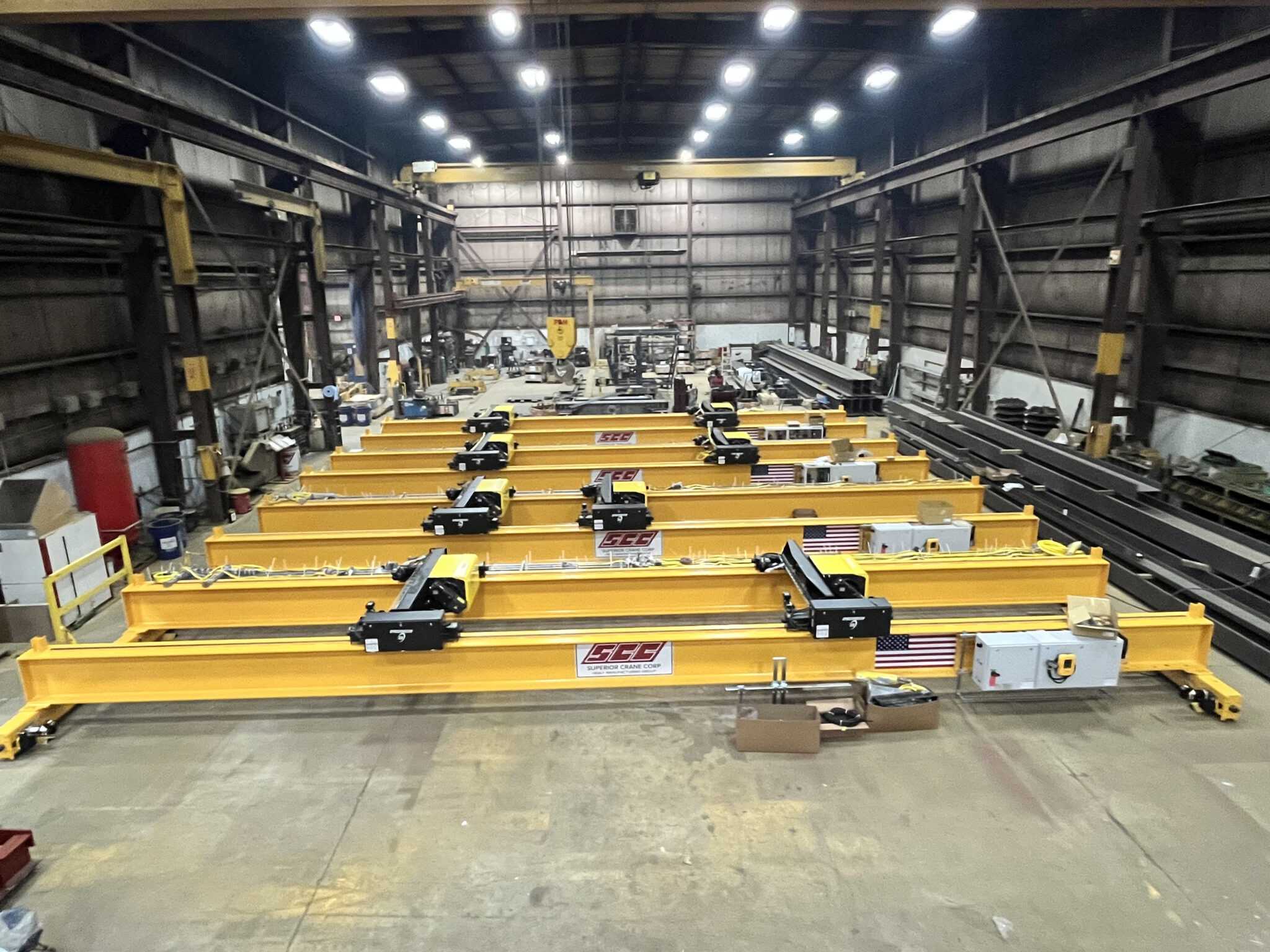 Cranes, cranes and more cranes... Superior Crane Corp Healy